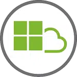 microsoft logo met cloud